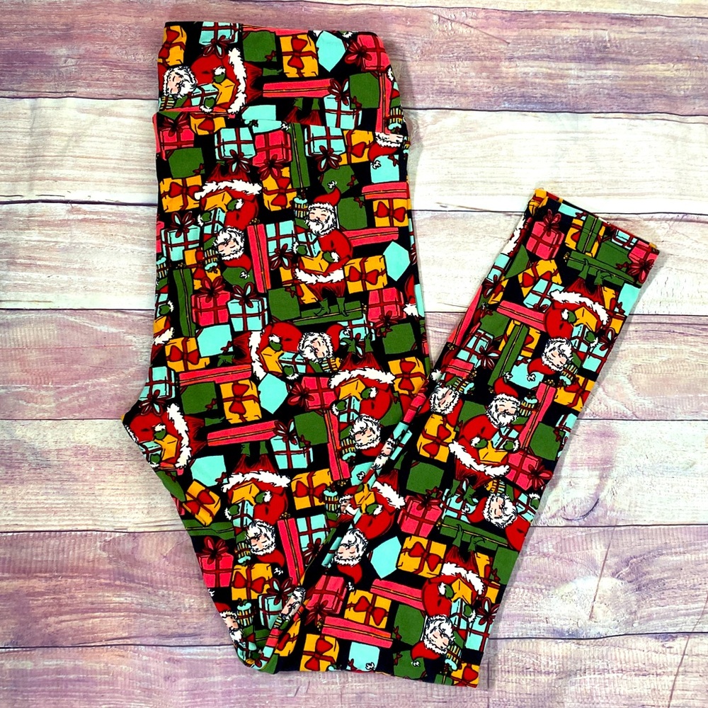 LuLaRoe Christmas Leggings Tall and Curvy